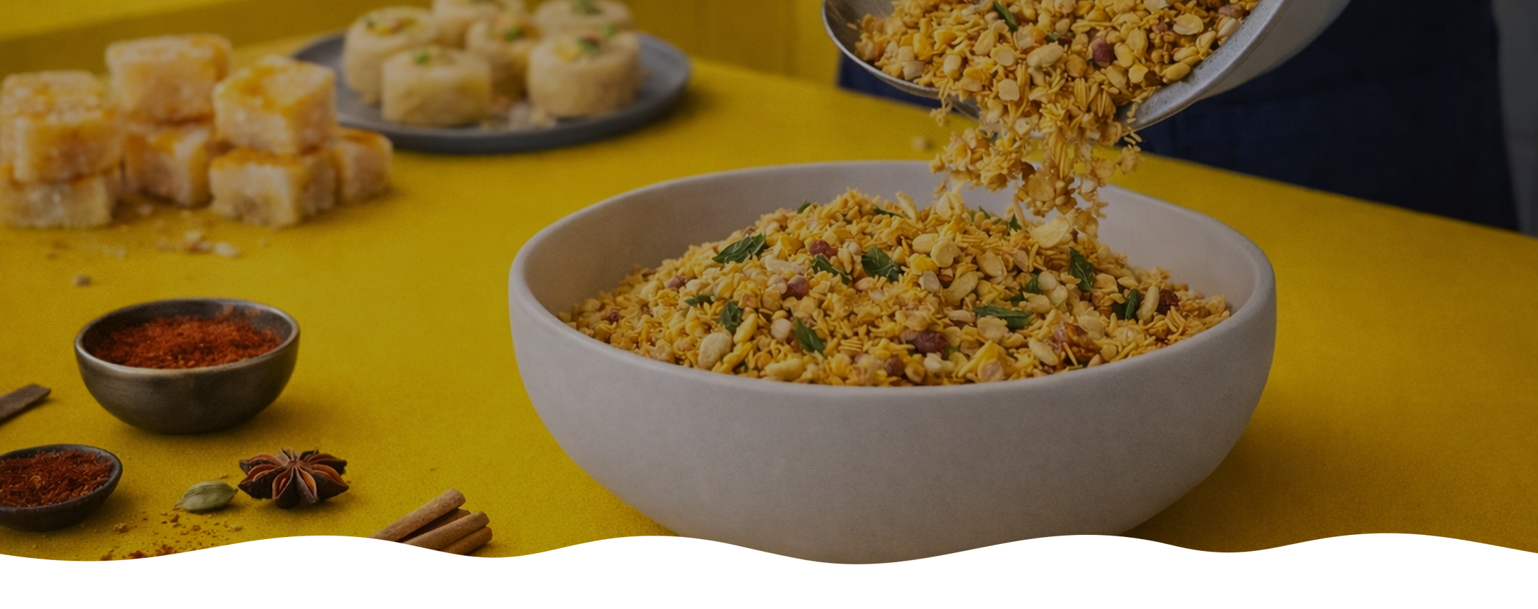 Bhujialalji snack bowls